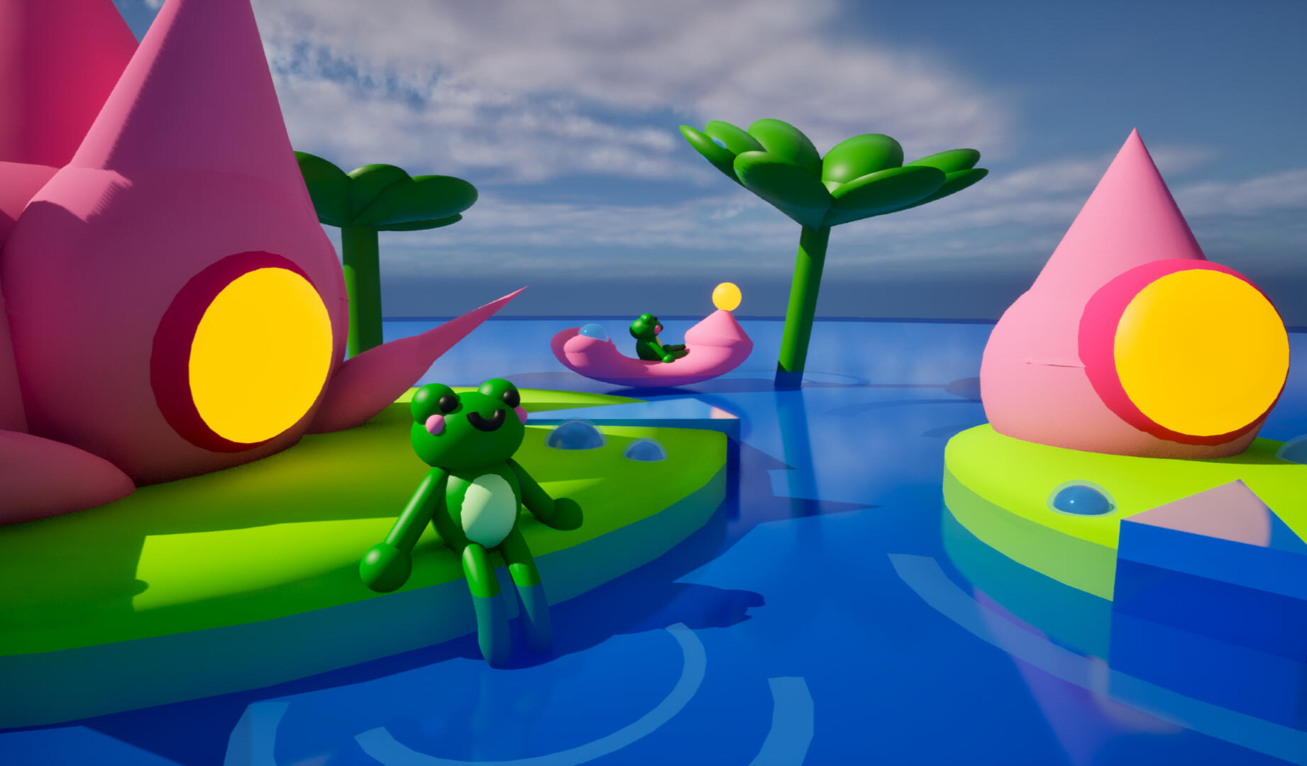 Lilypad Lagoon- the perfect vacation home for an overworked frog!