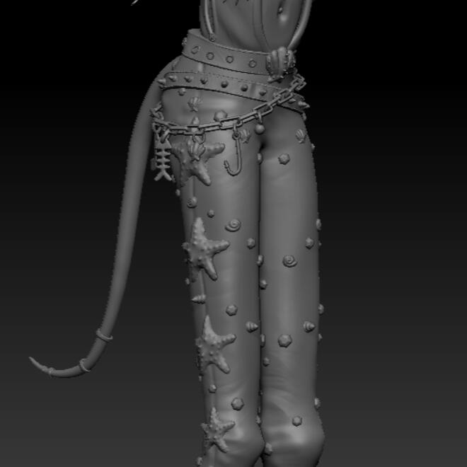 Final Costume Sculpt - Bottoms