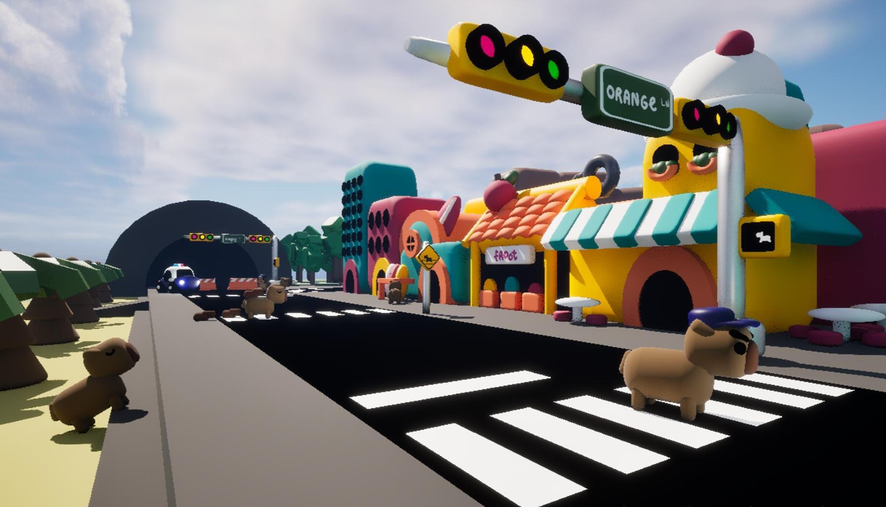 Capy City- the bustling tropical hub where capybaras can roam freely