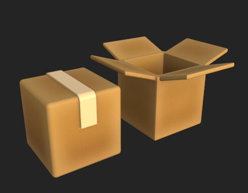 Cardboard boxes