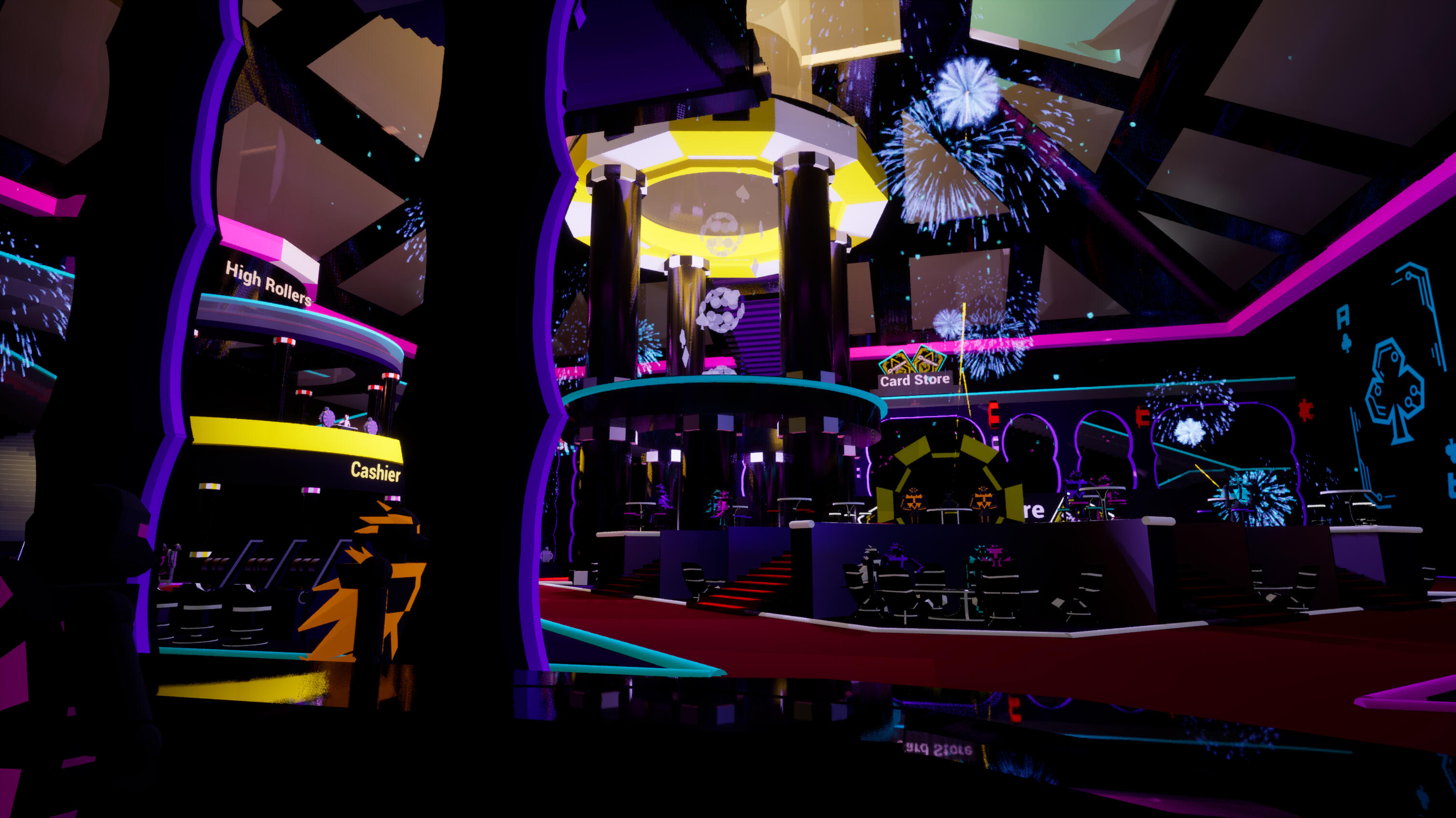 Sci-fi Casino for Two of Parts Game, Unreal Engine