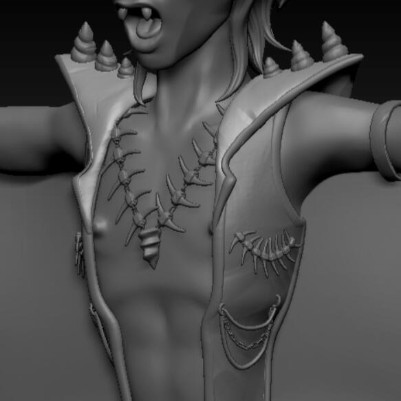 Final Costume Sculpt - Top